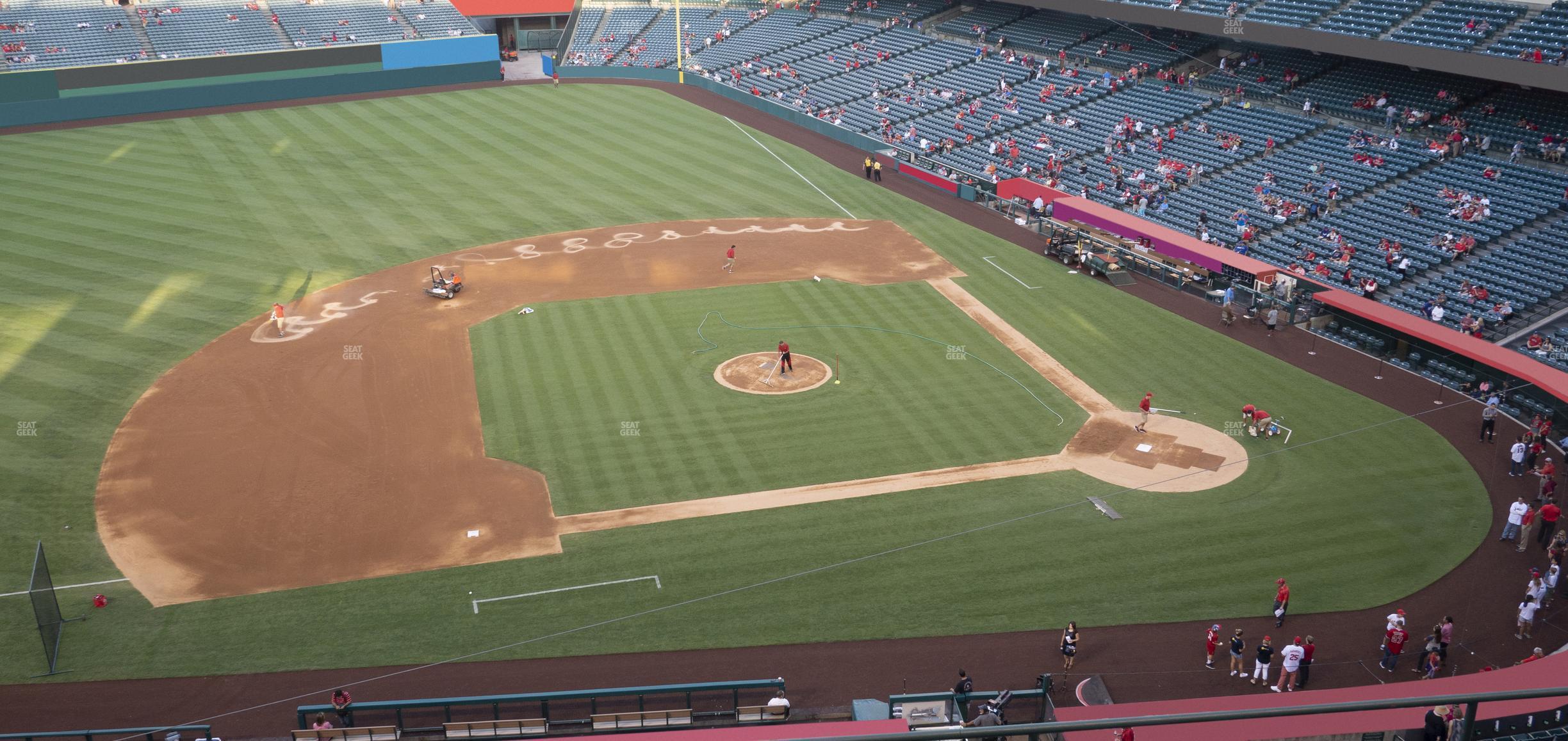 Seating view for Angel Stadium of Anaheim Section 412