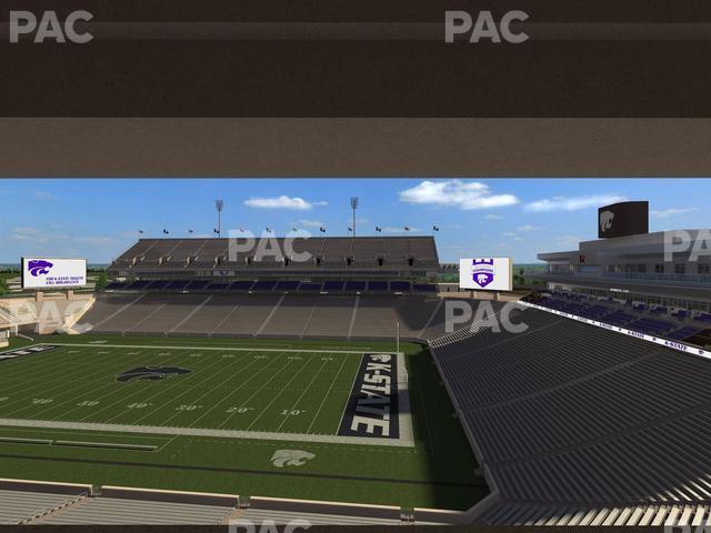 Seating view for Bill Snyder Family Stadium Section Loge 334