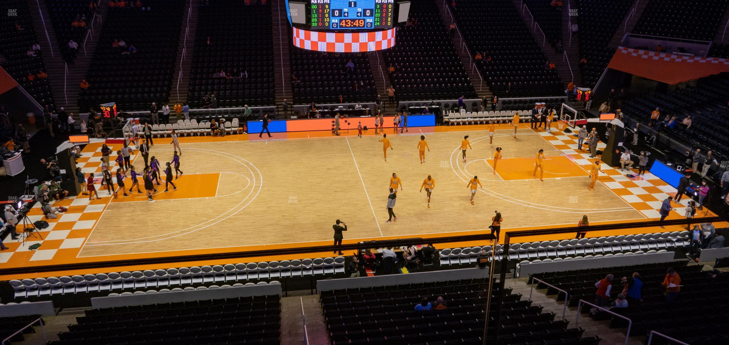 Seating view for Thompson-Boling Arena at Food City Center Section 221