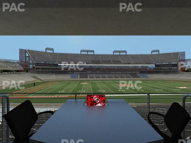 Seating view for TDECU Stadium Section Loge Box 40