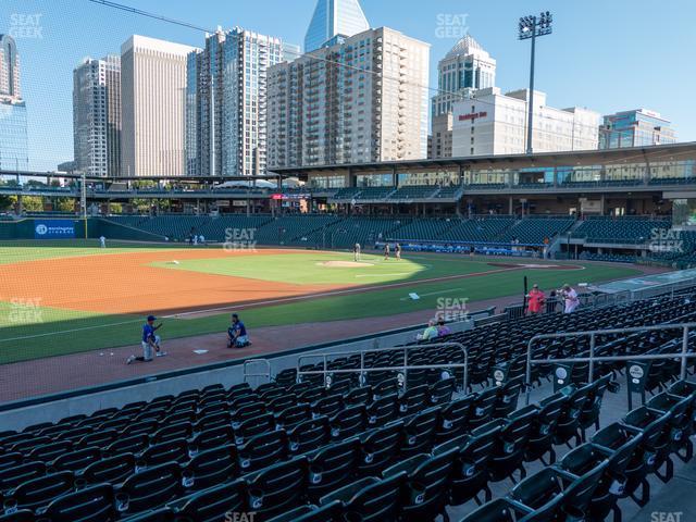 Seating view for Truist Field Section 118