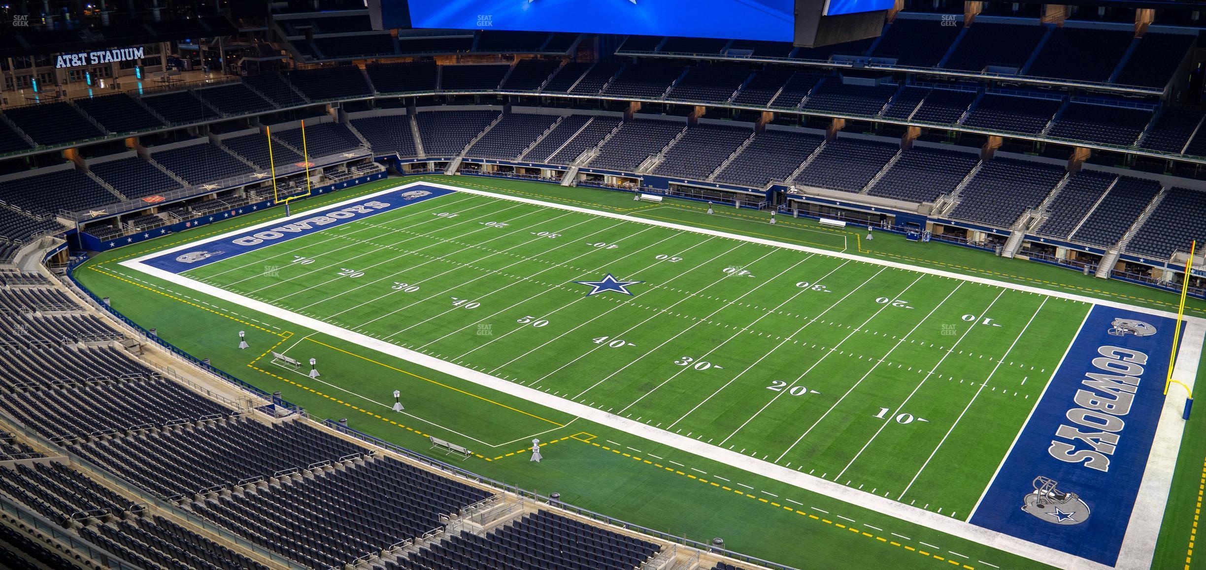 Seating view for AT&T Stadium Section Star Suite 627