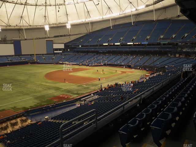 Seating view for Tropicana Field Section 221