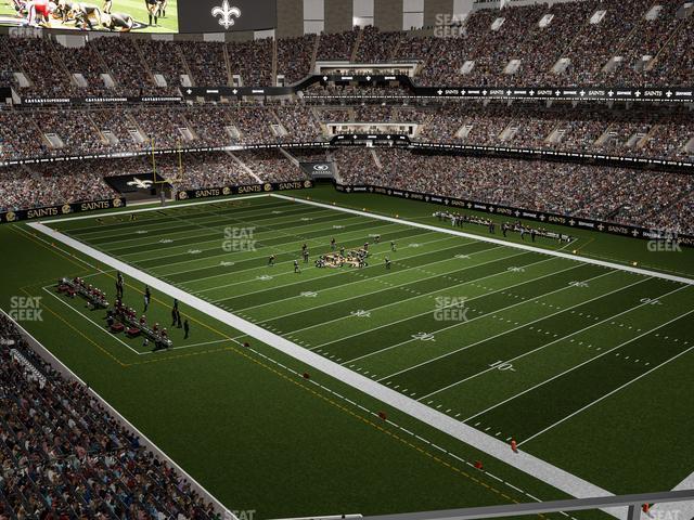 Seating view for Caesars Superdome Section Suite 403