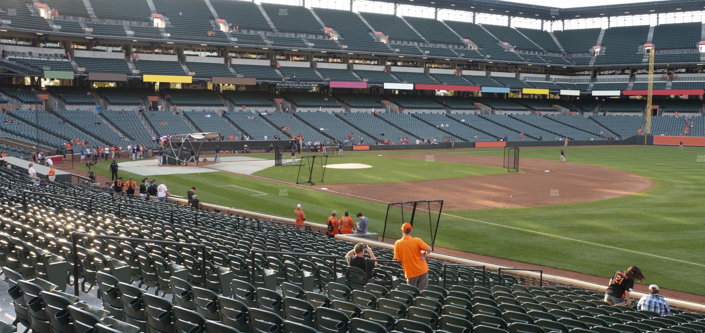 Seating view for Oriole Park at Camden Yards Section 12