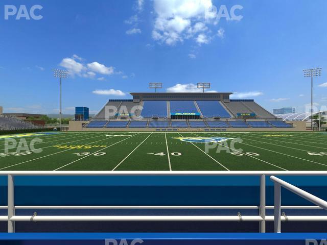 Seating view for Delaware Stadium Section East Box 80