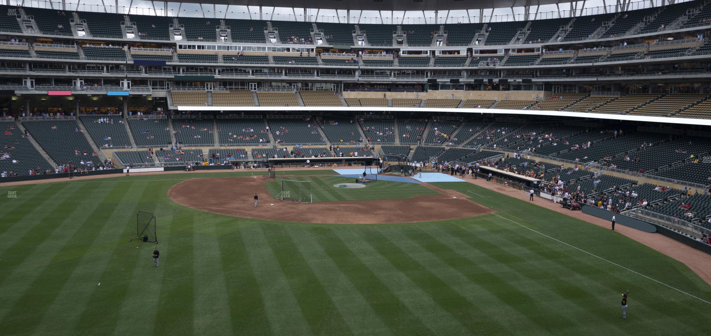 Seating view for Target Field Section 231