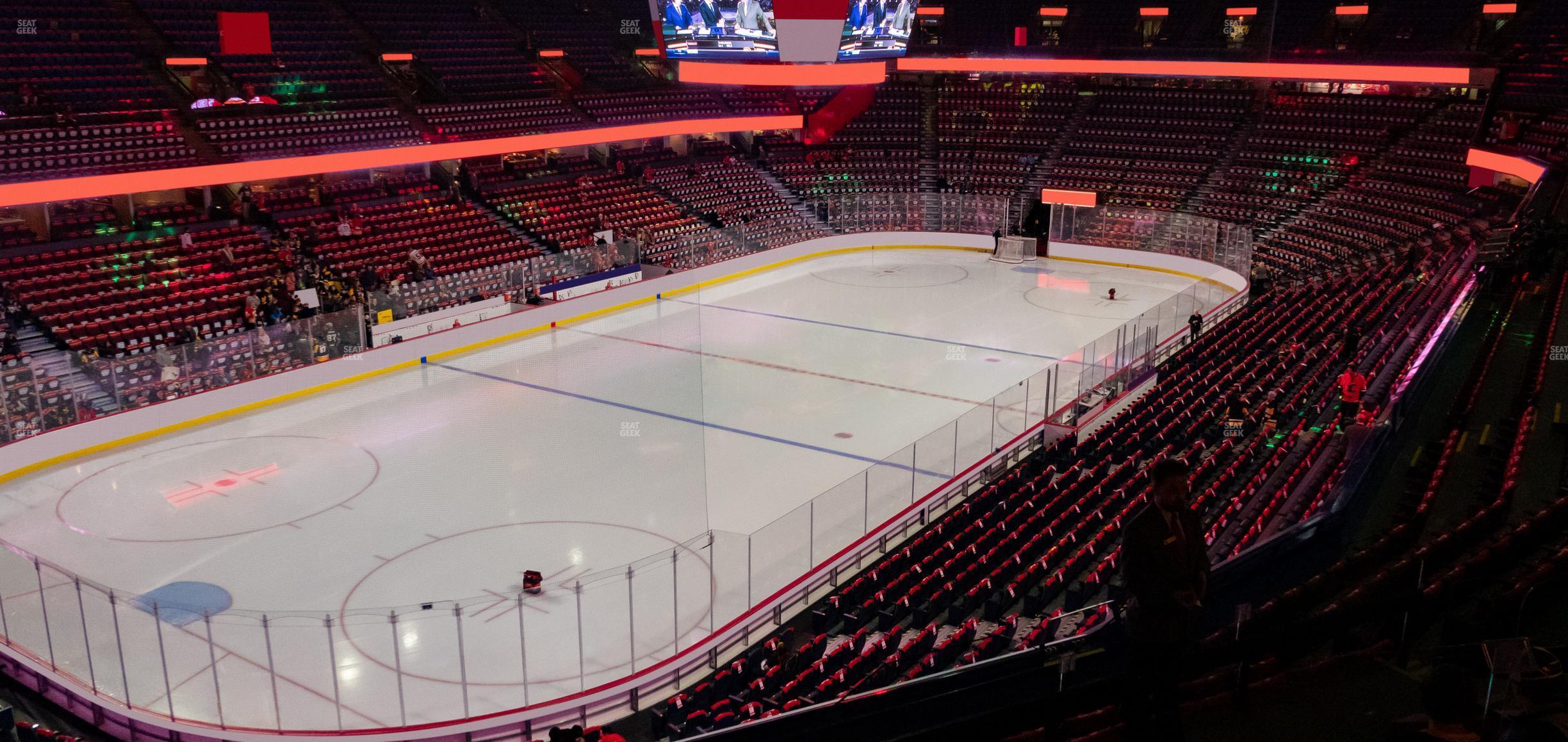 Seating view for Scotiabank Saddledome Section 222