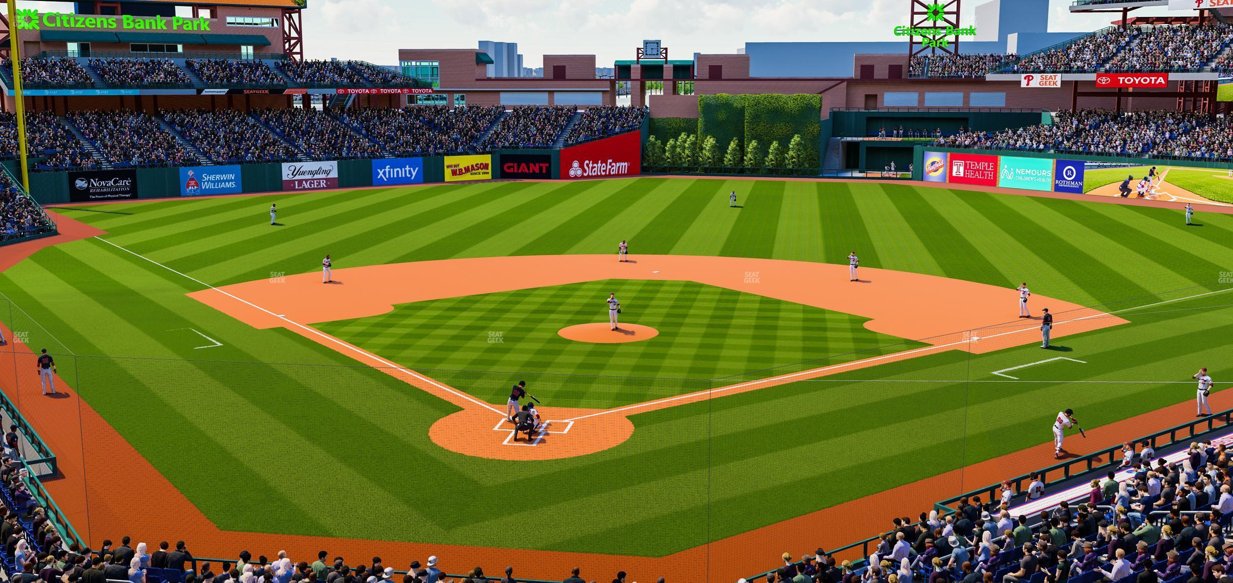 Seating view for Citizens Bank Park Section Suite 36