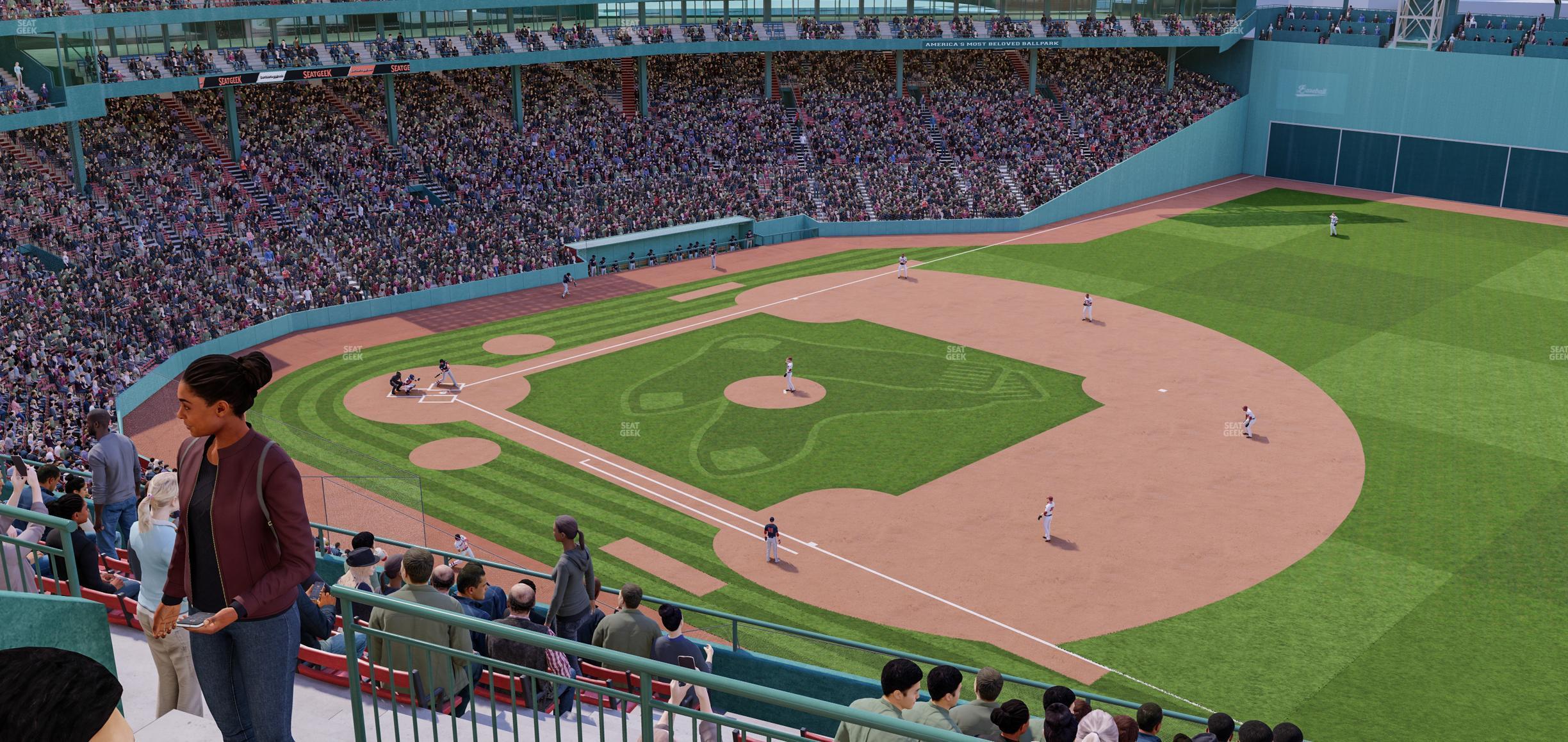 Seating view for Fenway Park Section Pavilion Suite B 5