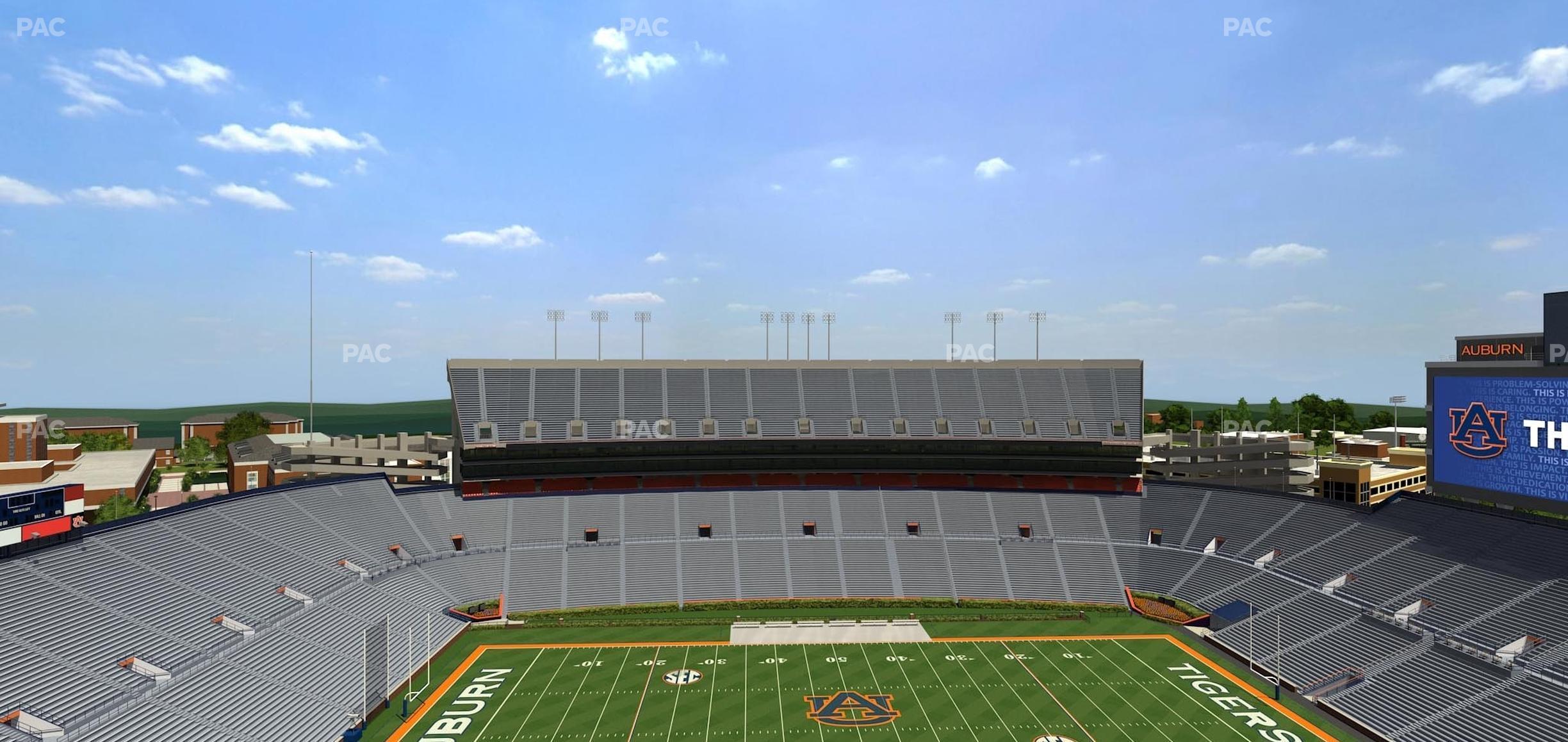 Seating view for Jordan-Hare Stadium Section 53