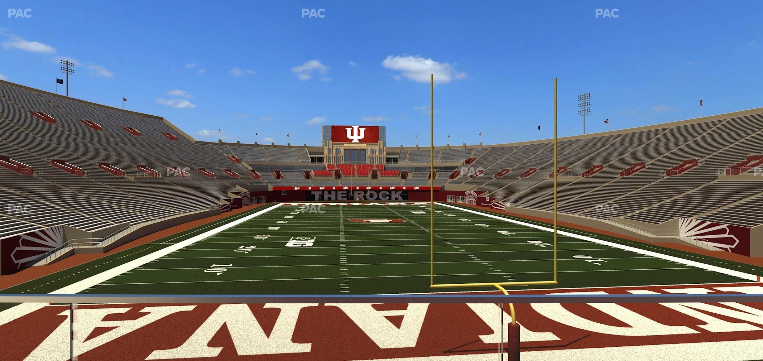 Seating view for Memorial Stadium - Indiana Section Suite 37