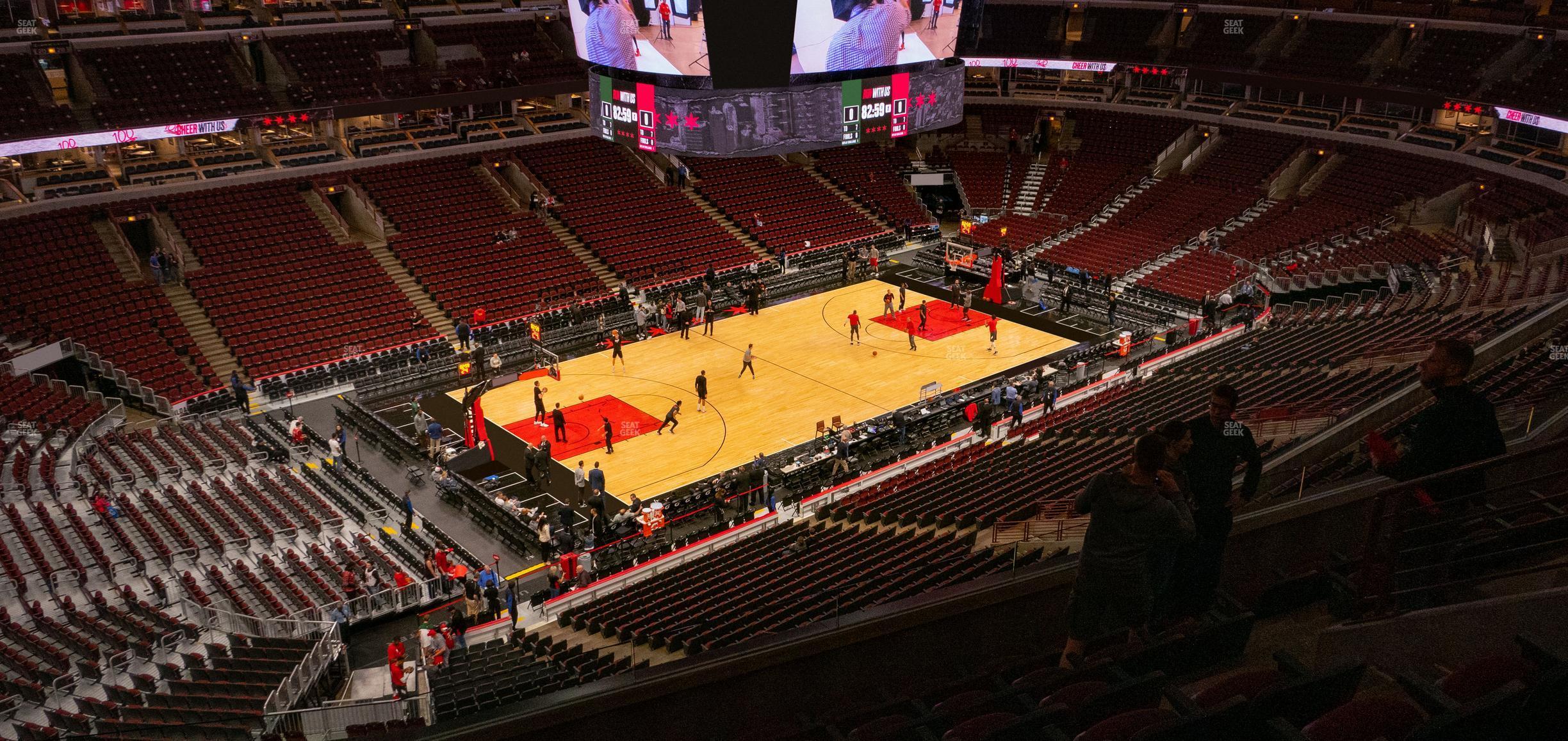 Seating view for United Center Section 304