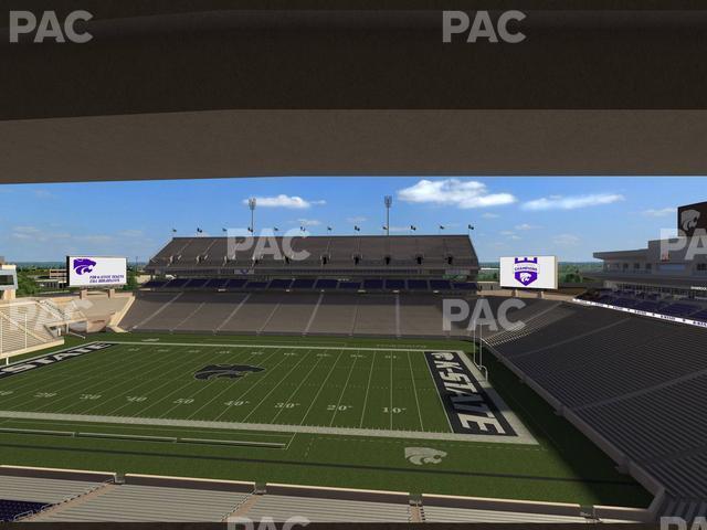 Seating view for Bill Snyder Family Stadium Section Loge 329