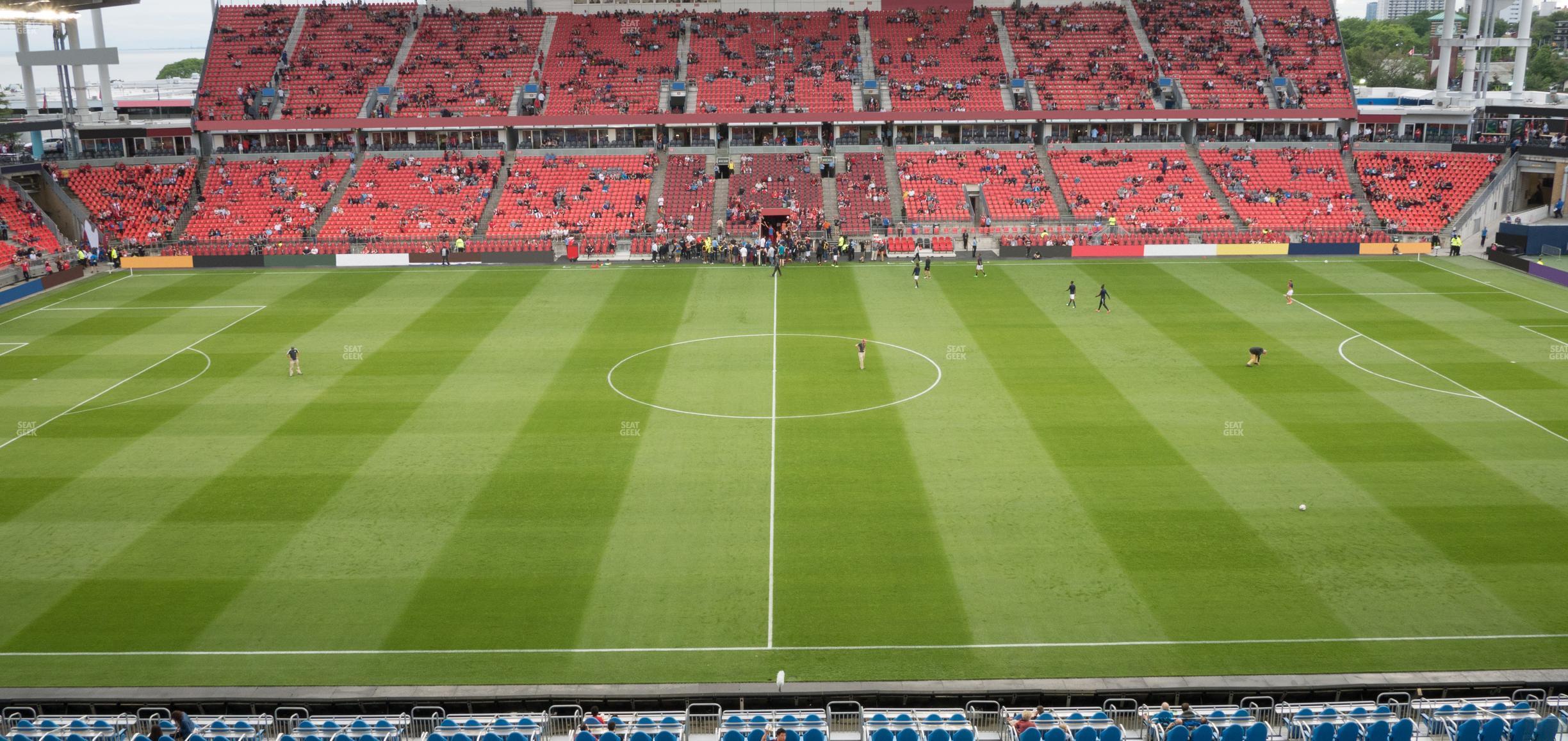 Seating view for BMO Field Section 207