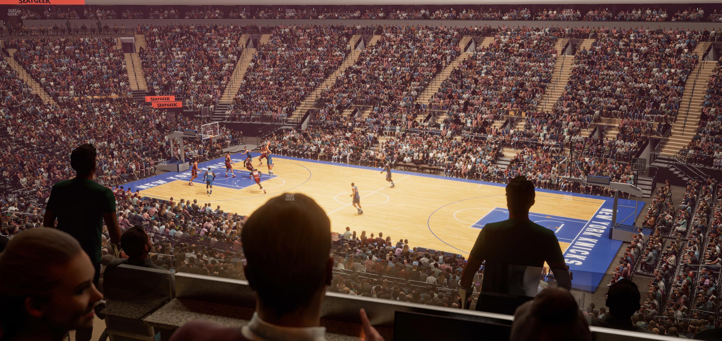 Seating view for Madison Square Garden Section Lexus Level Suite 51