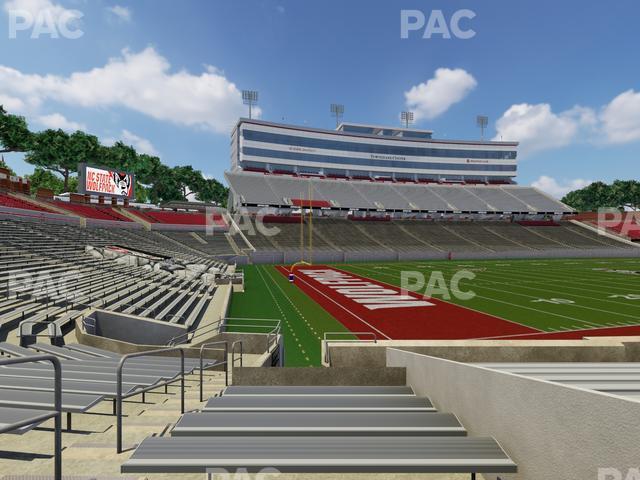 Seating view for Carter-Finley Stadium Section 110