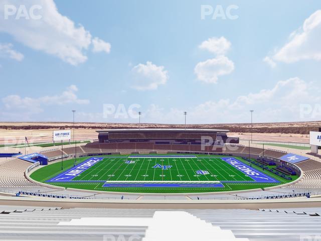 Seating view for Falcon Stadium Section U 7