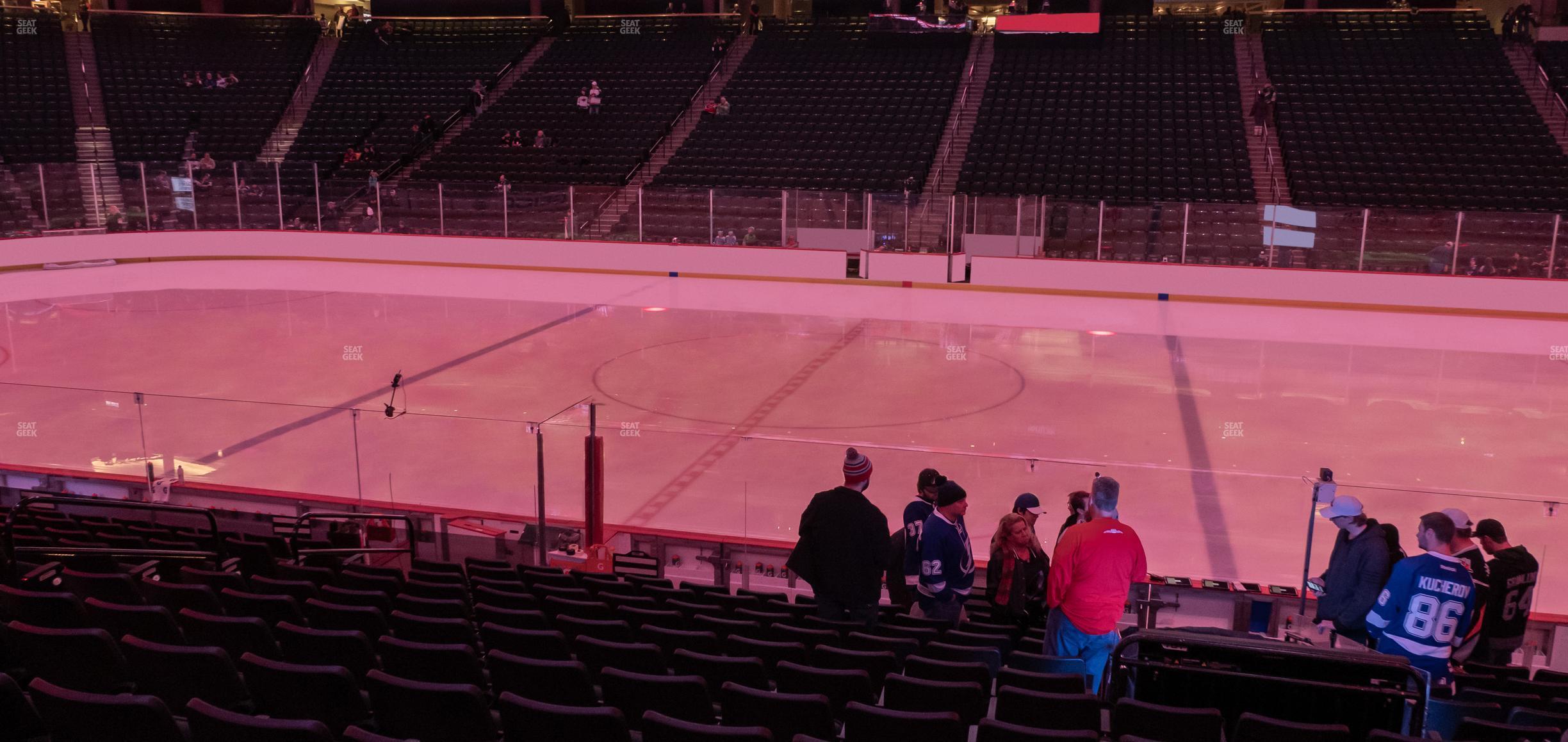 Seating view for Xcel Energy Center Section 116