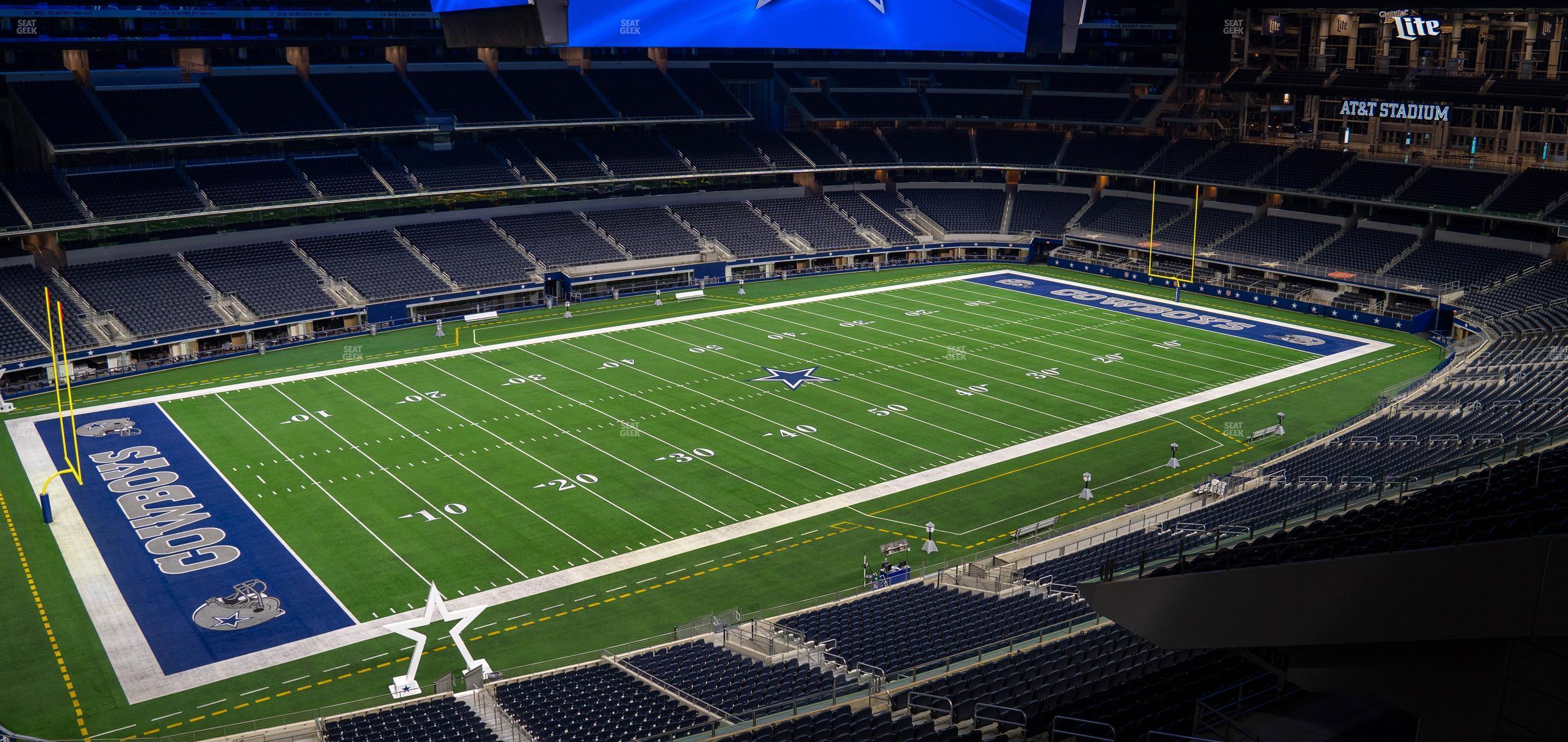 Seating view for AT&T Stadium Section Silver Suite 410