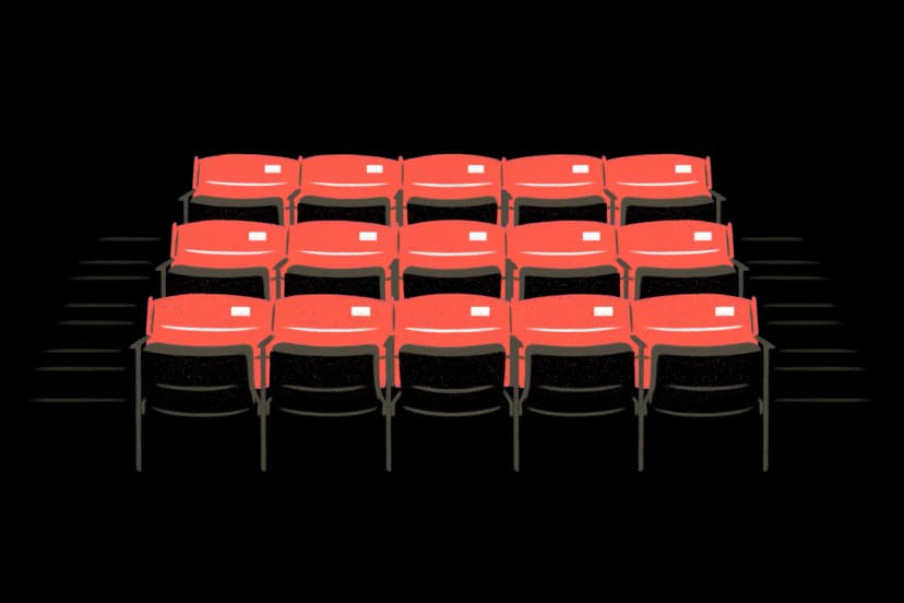 Illustration of empty chairs