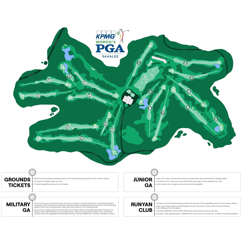 2024 KPMG Women's PGA Championship Saturday Tickets in Sammamish