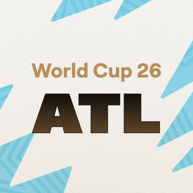 Atlanta word mark world cup 2026 logo