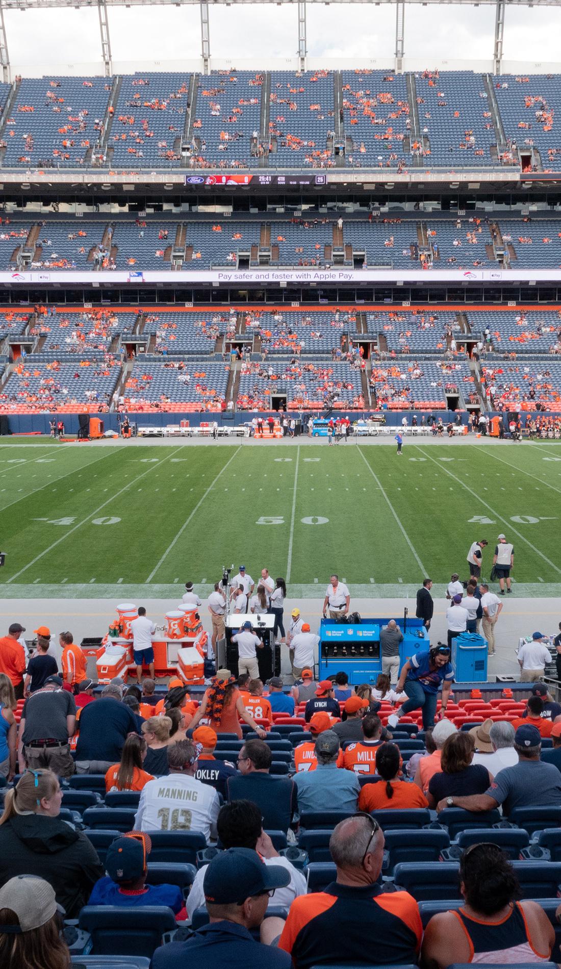 broncos 49ers game tickets