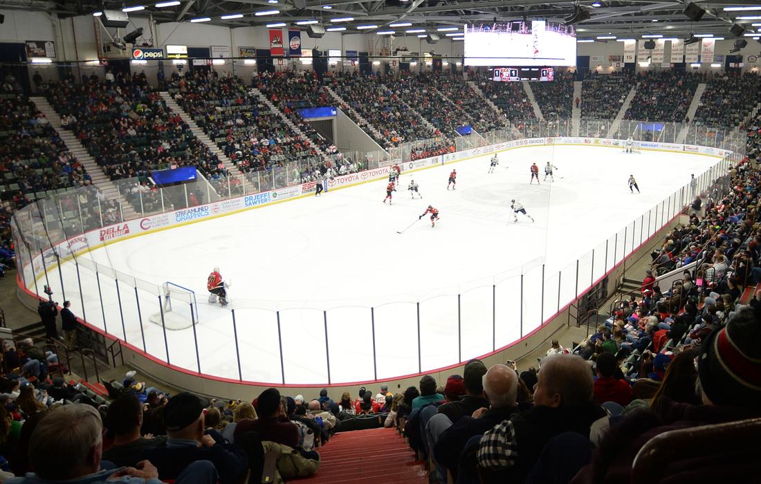 ECHL Kelly Cup North Division Semifinal Playoffs: Round 1 Maine Mariners at Adirondack Thunder (Game 6)