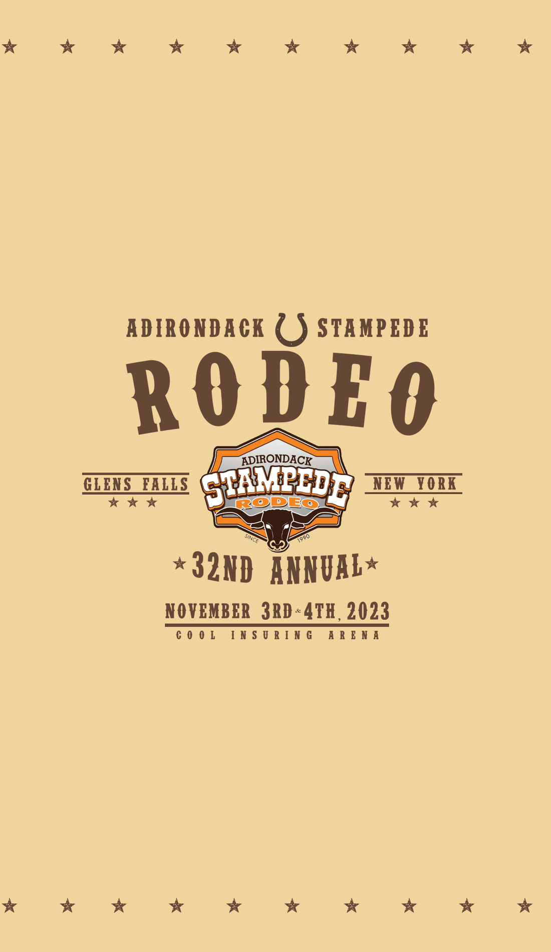 A Adirondack Stampede Rodeo live event