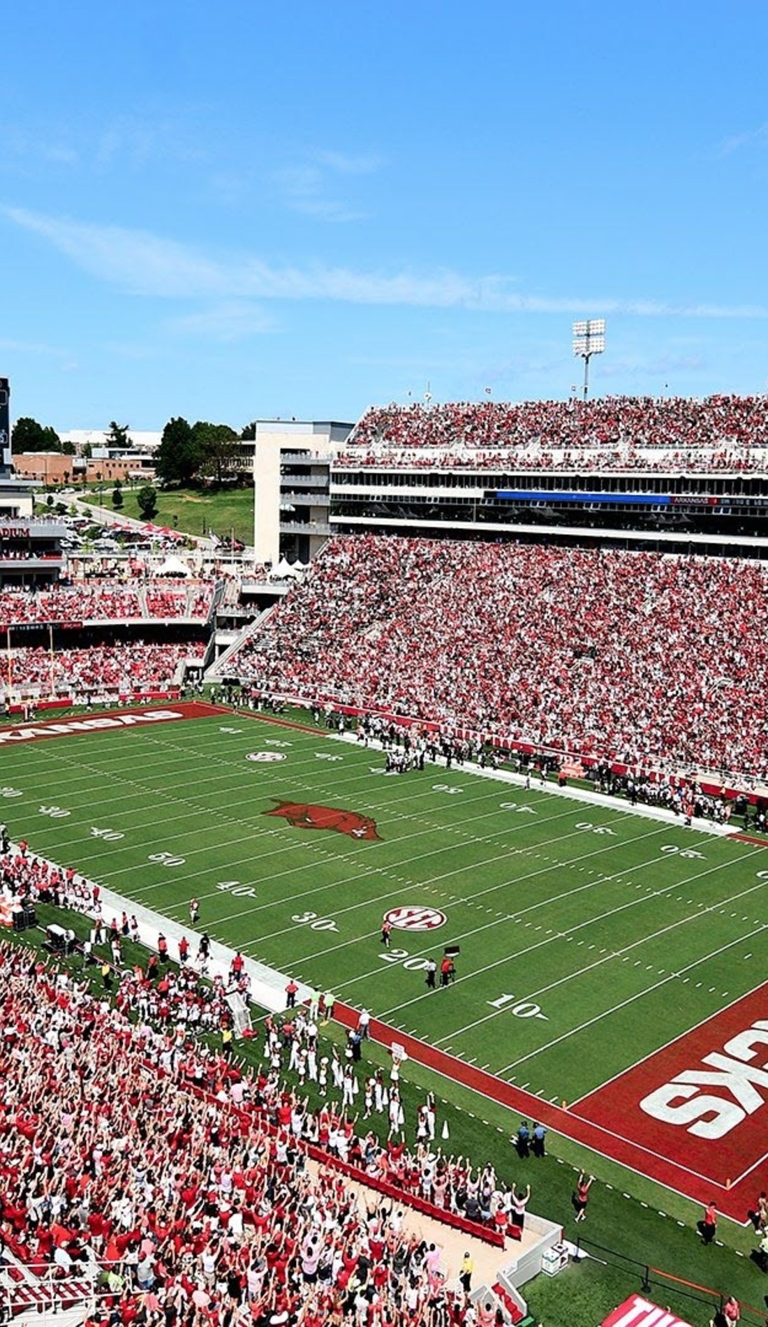 A Arkansas Razorbacks Football live event