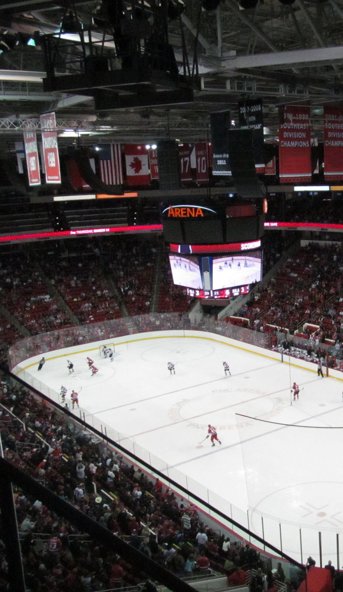 A Carolina Hurricanes live event