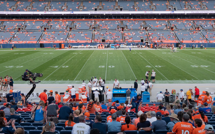 Denver Bronco Seating Chart View