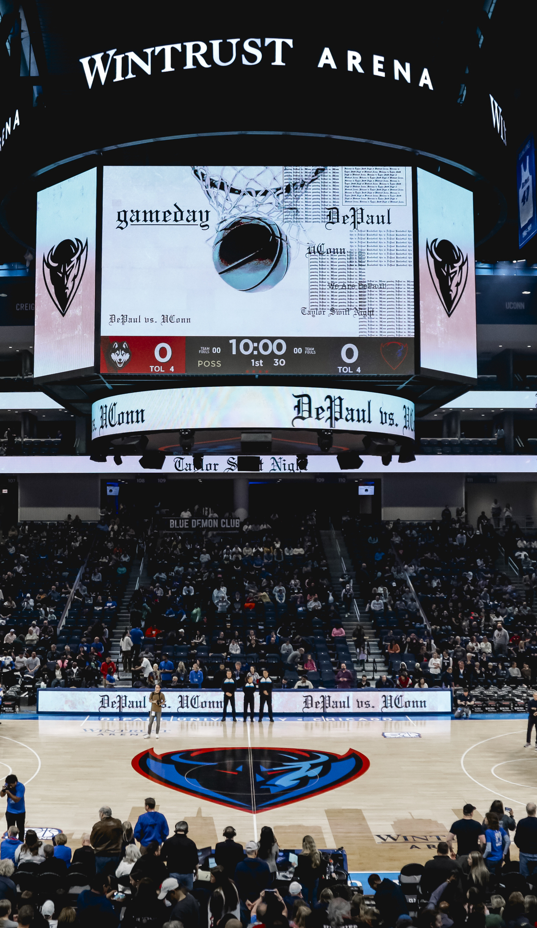 A DePaul Blue Demons Womens Basketball live event