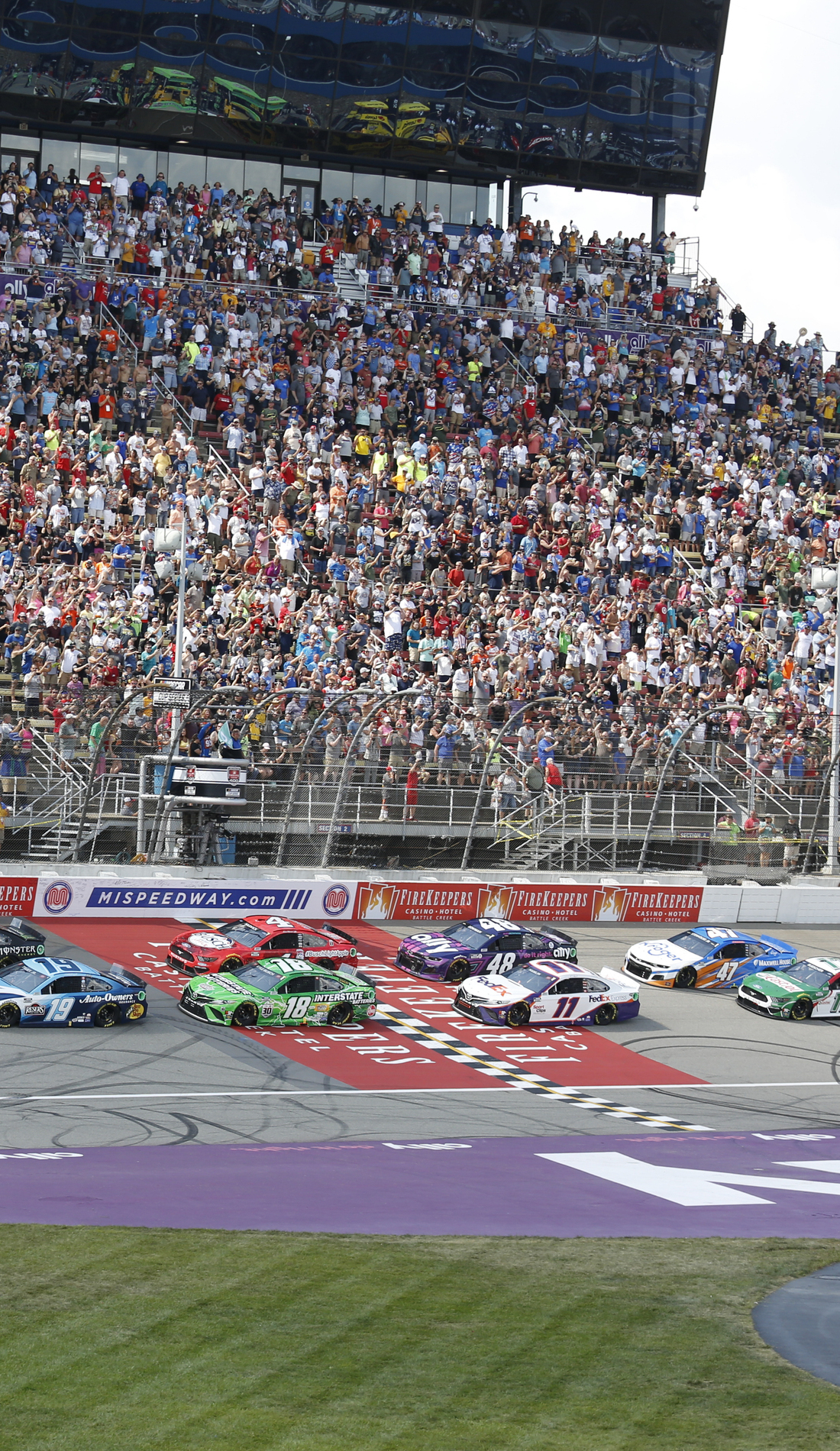 A FireKeepers Casino 400 live event