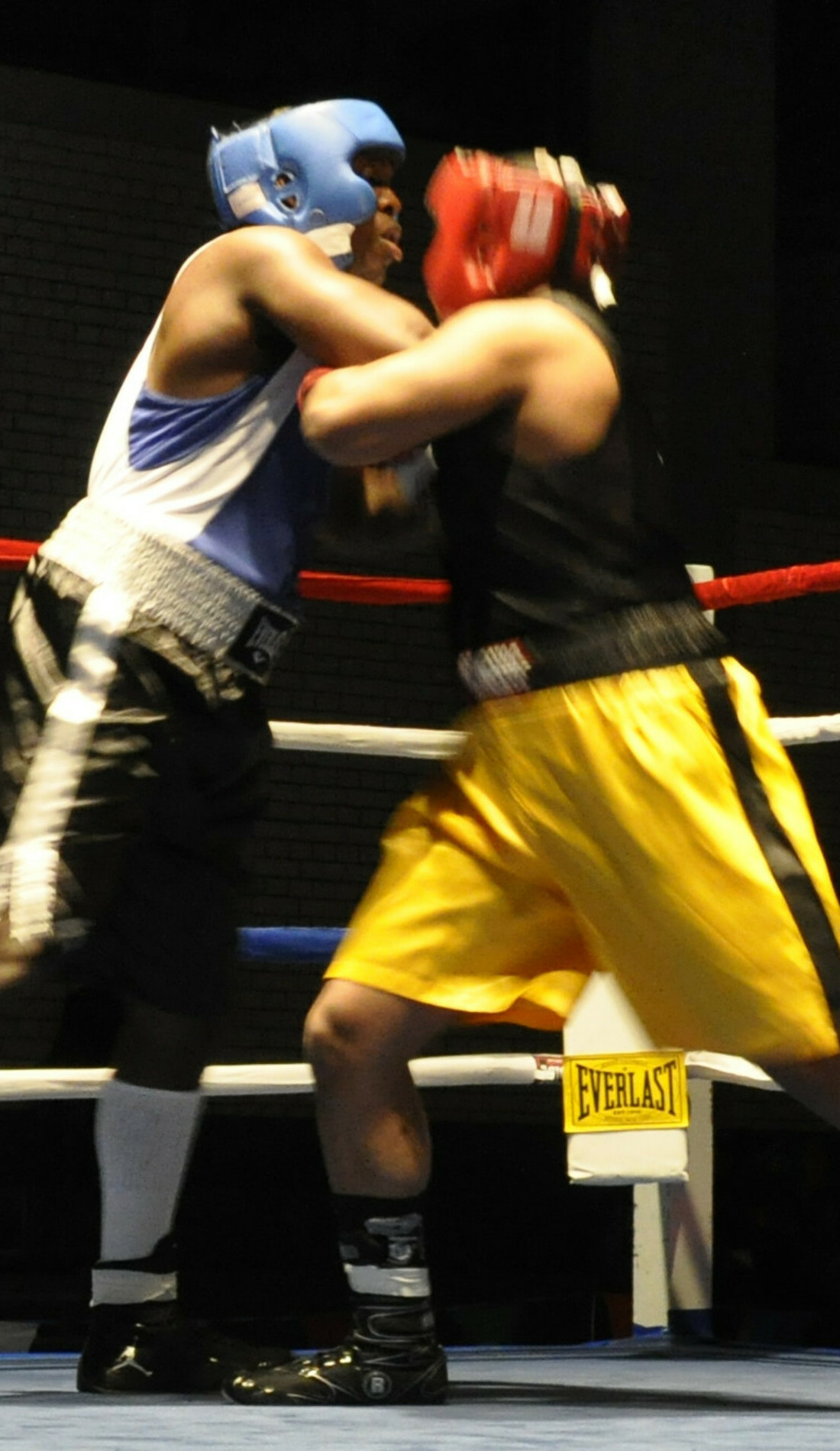 A Golden Gloves Boxing live event