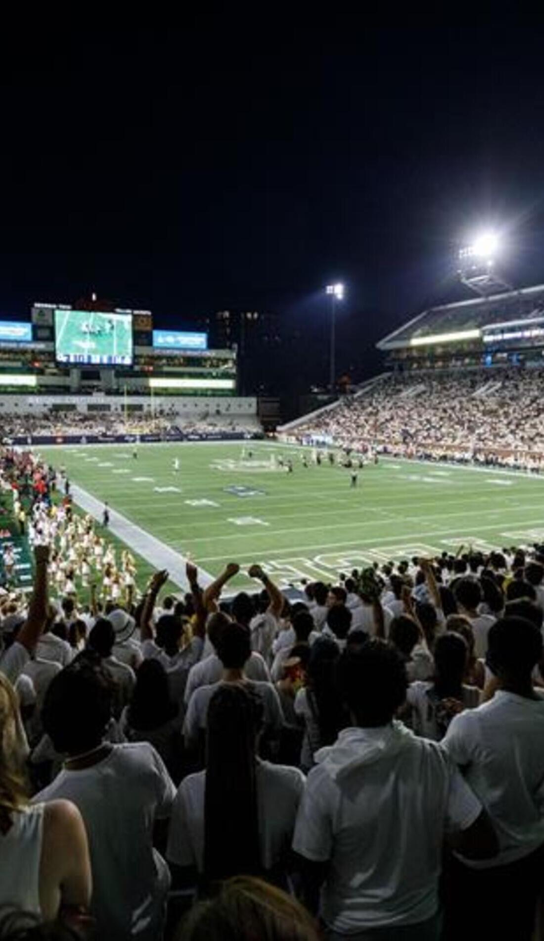 A Georgia Tech Yellow Jackets Football live event
