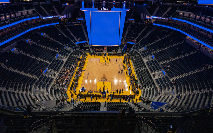 Chase Center Seating Chart Map Seatgeek