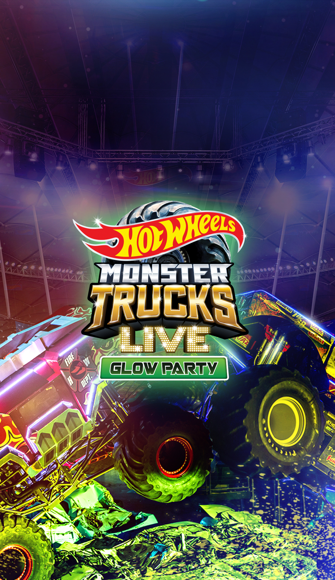 A Hot Wheels Monster Trucks Live live event
