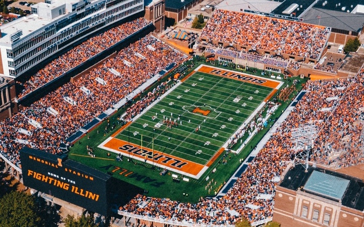 Illinois Memorial Stadium Seating Chart With Rows