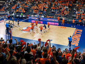 Nebraska Cornhuskers at Illinois Fighting Illini Womens Volleyball