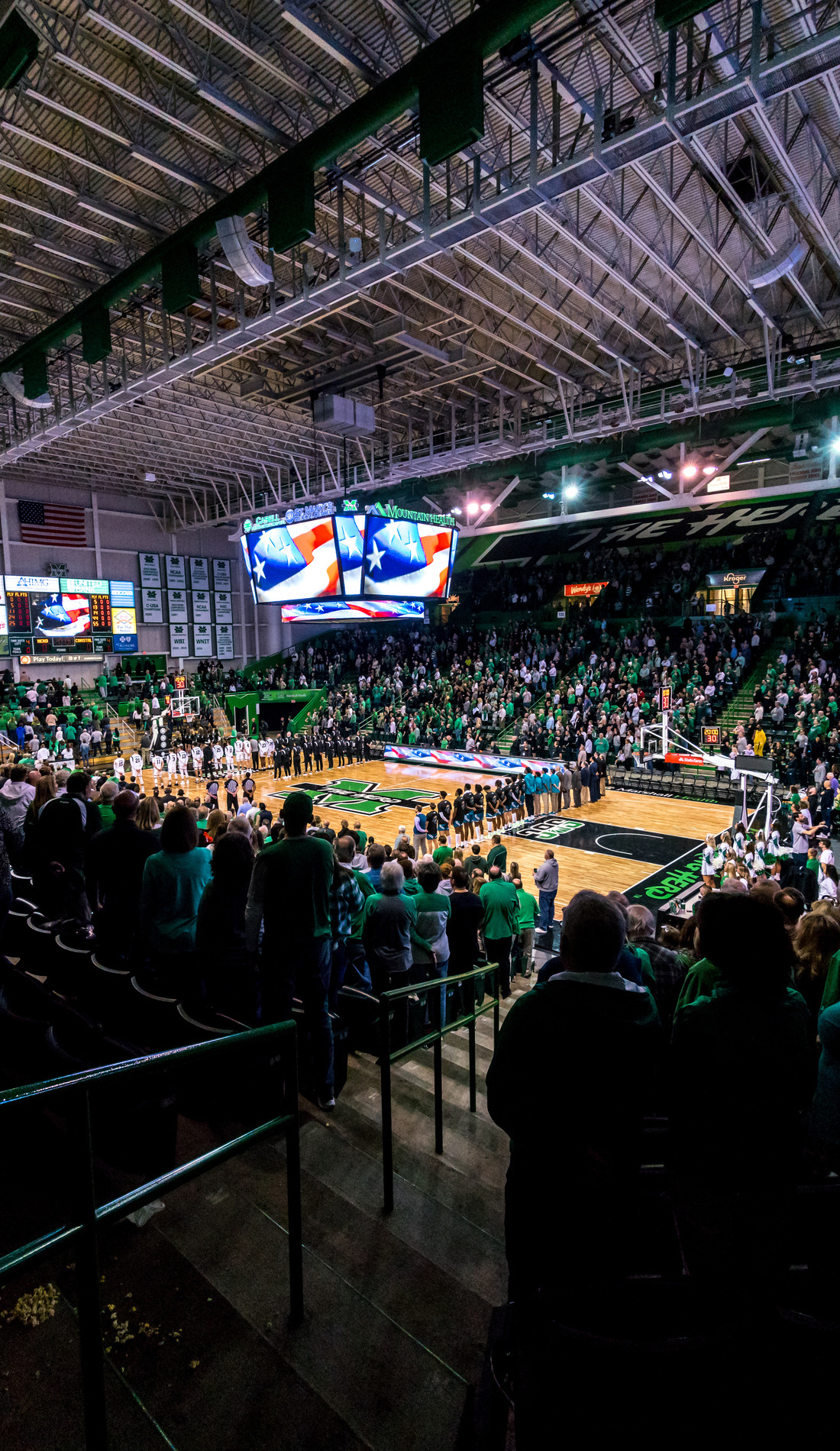 A Marshall Thundering Herd Basketball live event