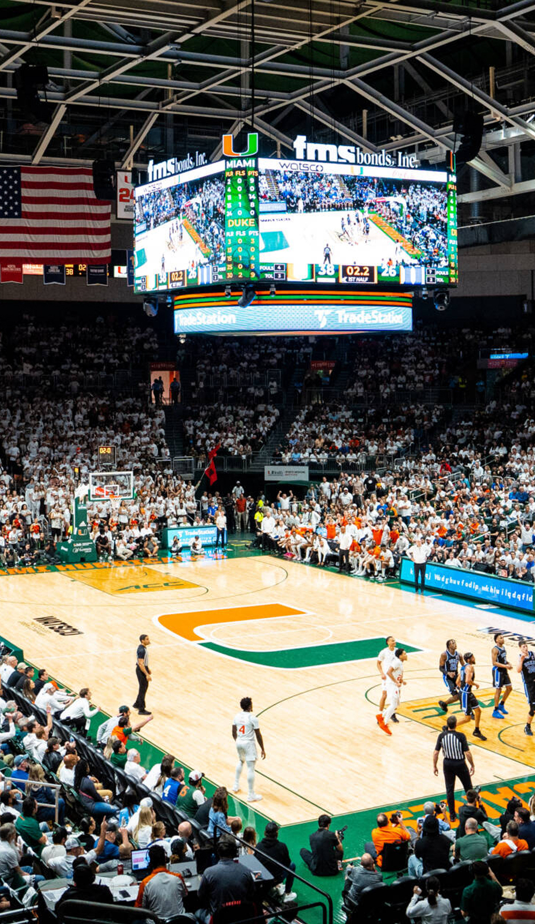 A Miami Hurricanes Basketball live event