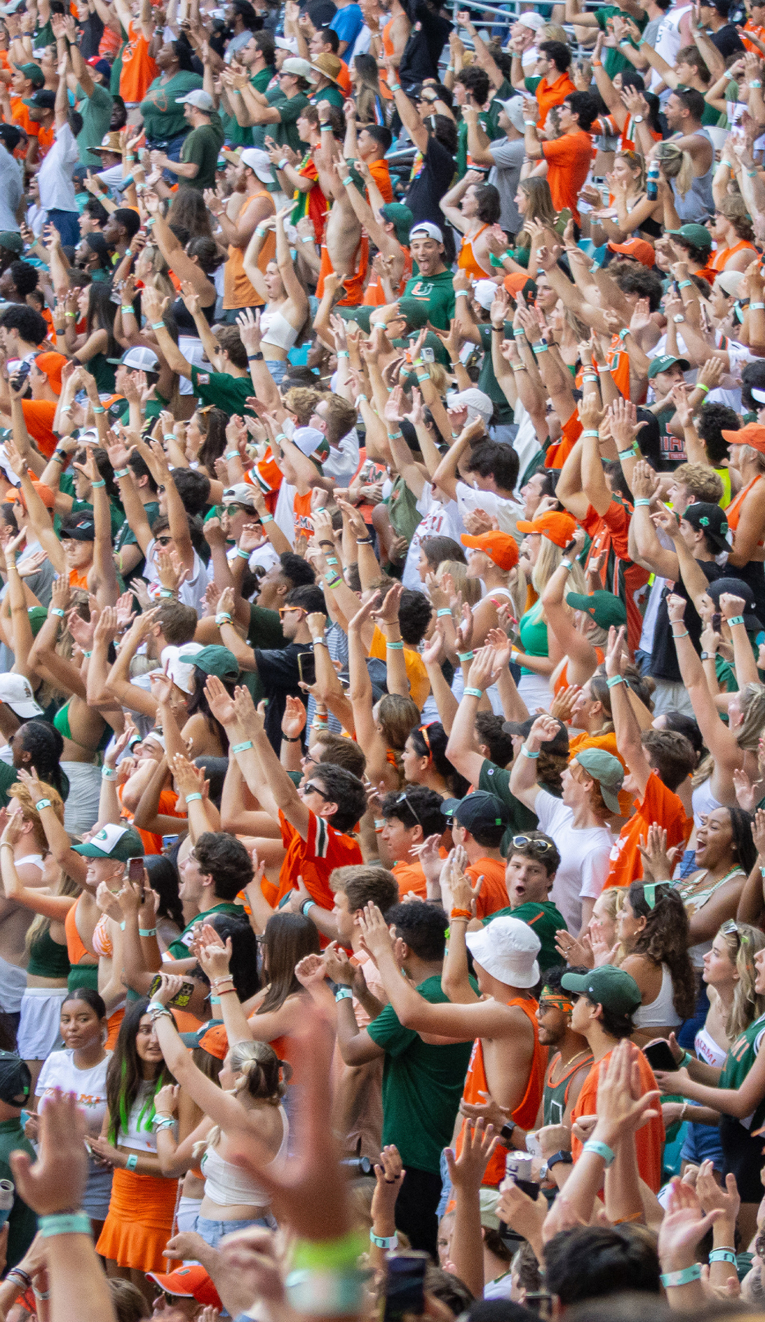 A Miami Hurricanes Football live event