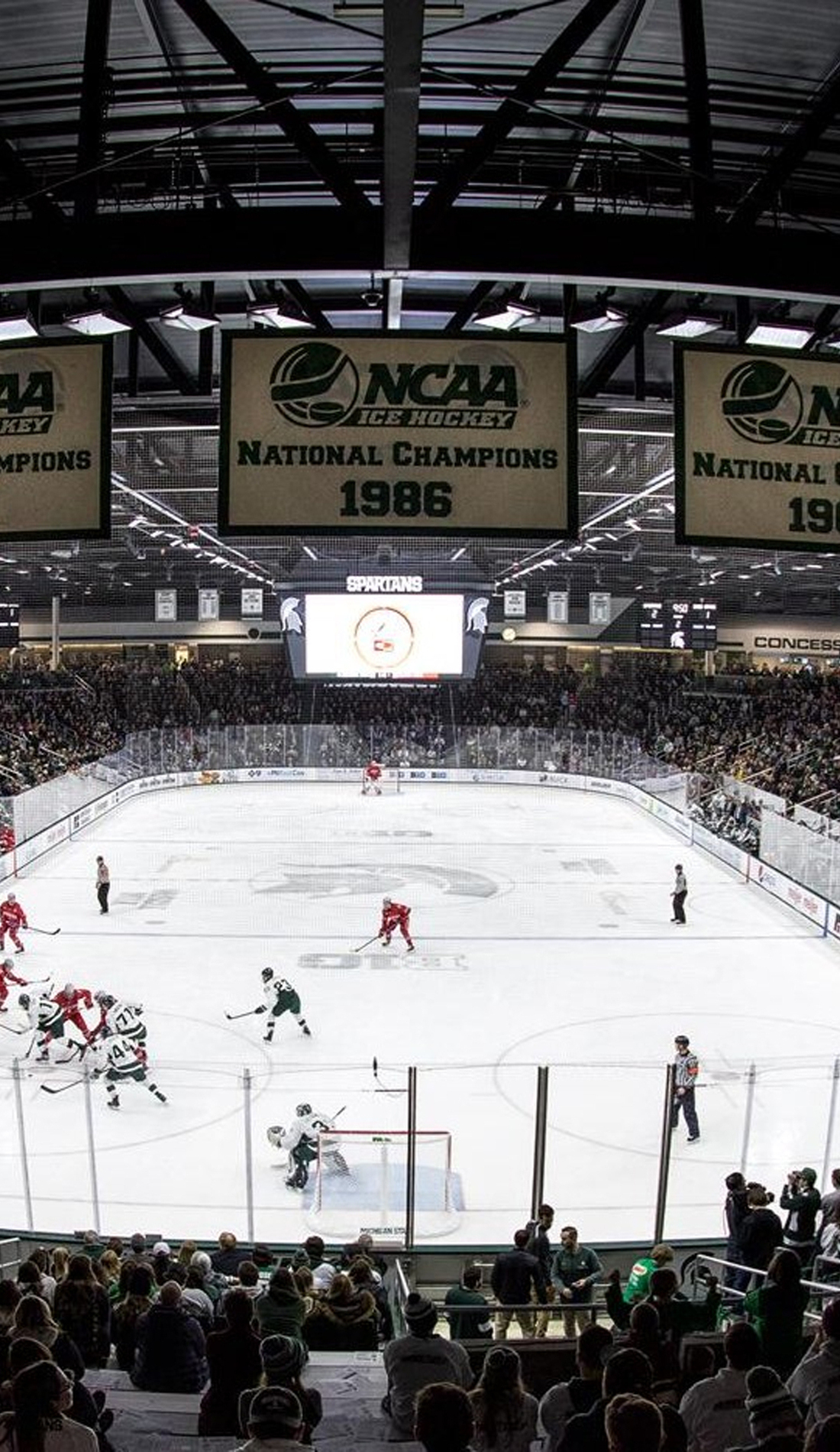 A Michigan State Spartans Hockey live event