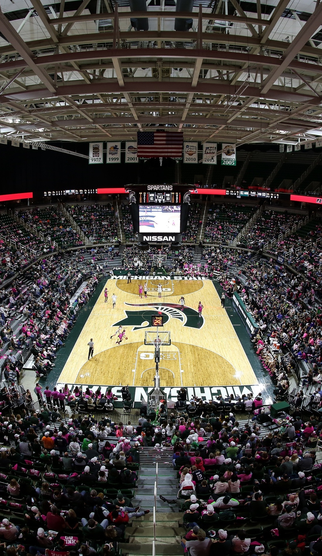 A Michigan State Spartans Womens Basketball live event