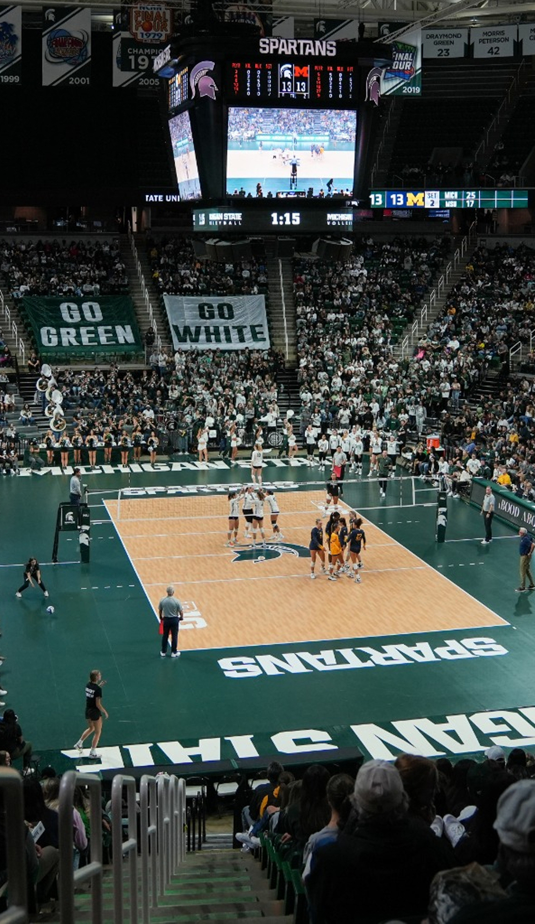 A Michigan State Spartans Womens Volleyball live event