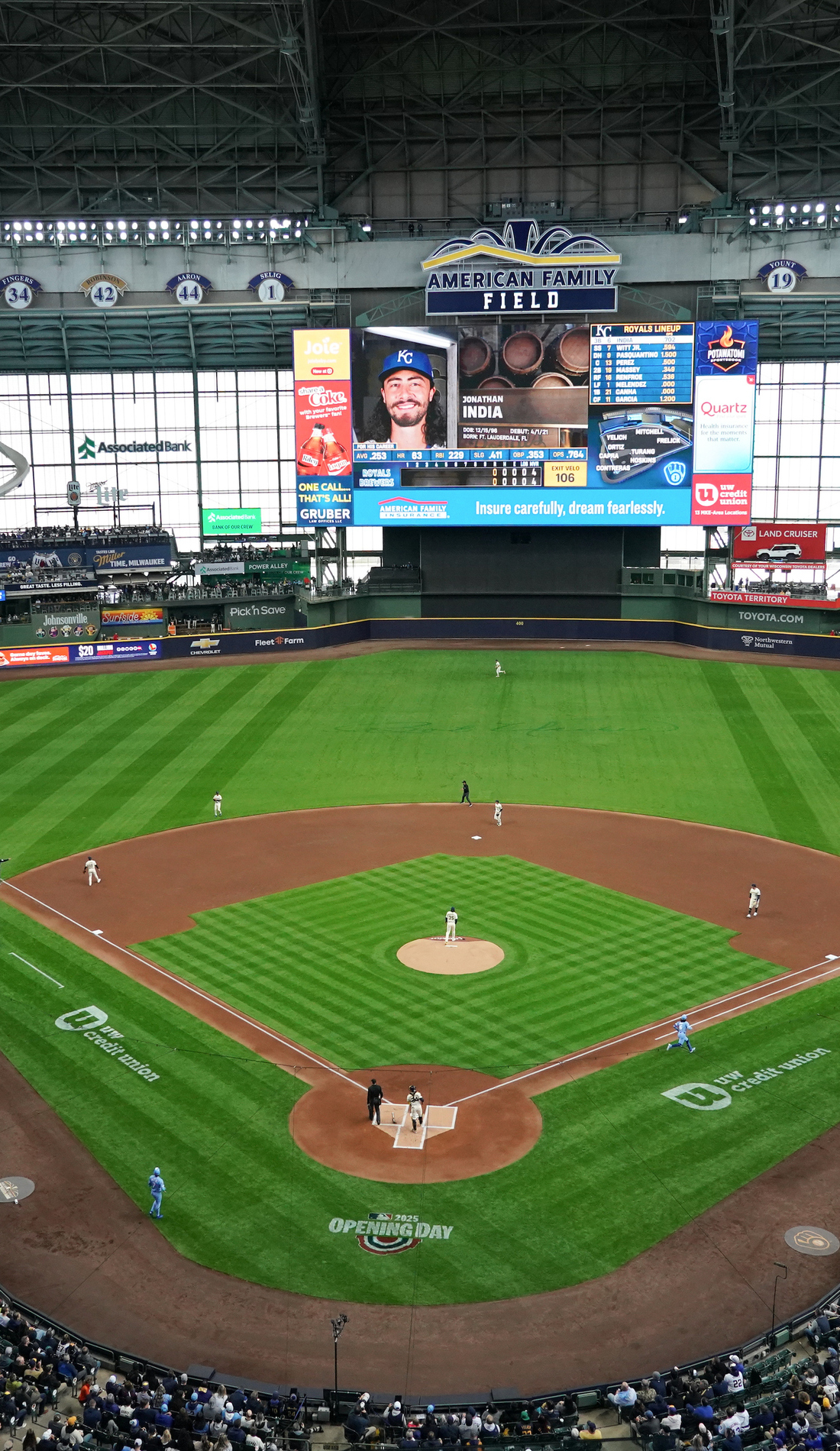 A Milwaukee Brewers live event