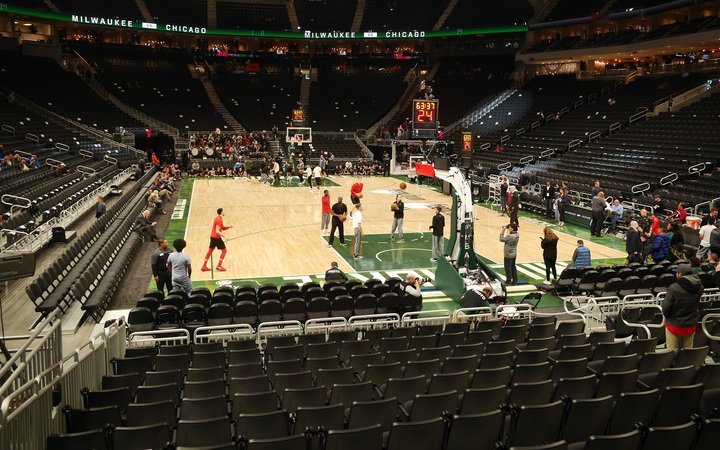 Milwaukee Bucks Seating Chart Map Seatgeek