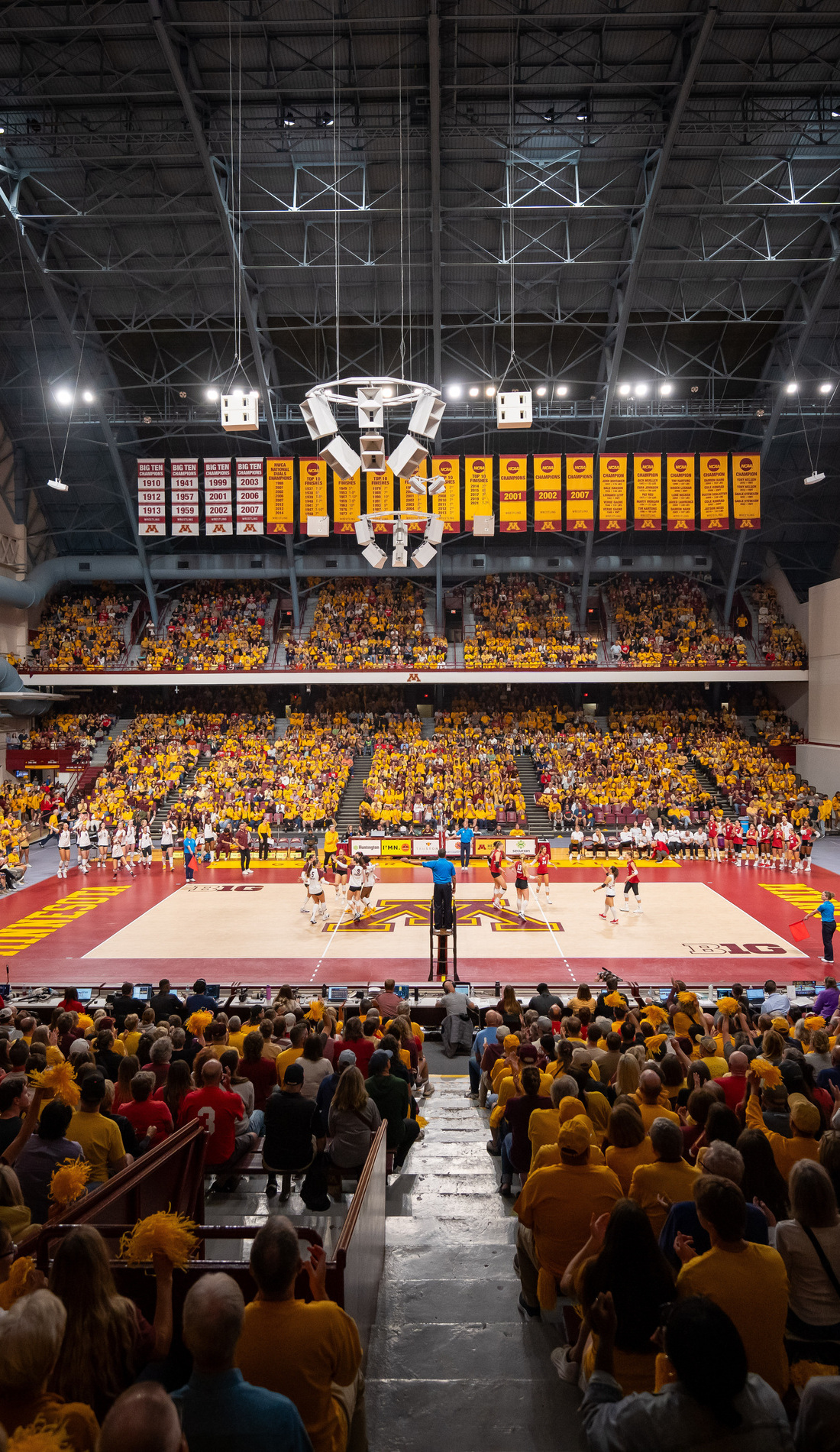 A Minnesota Golden Gophers Women's Volleyball live event